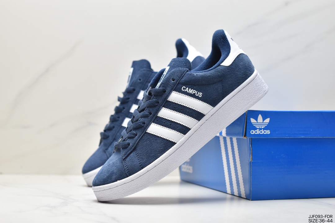 Adidas Campus enlarged three-bar LOGO classic campus all-match casual sports shoes CG6047