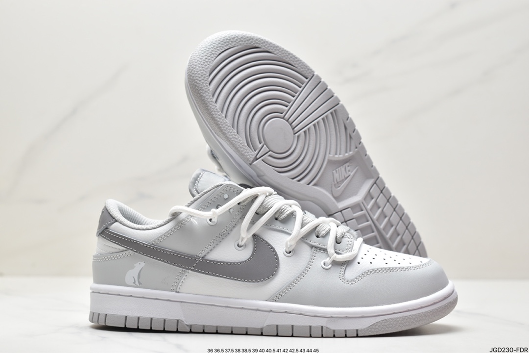 180 Nike SB Dunk Low"Milk White/Pink/Smile"扣篮系列低帮休闲运动滑板板鞋 DD1503-123