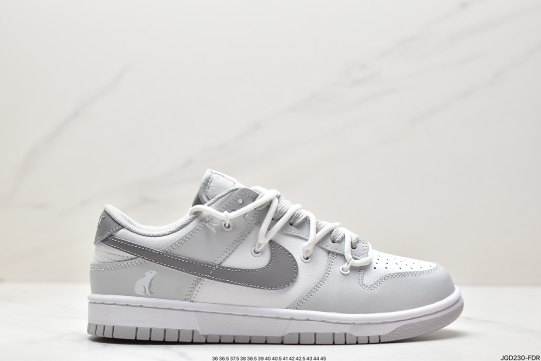 180 Nike SB Dunk Low"Milk White/Pink/Smile"扣篮系列低帮休闲运动滑板板鞋 DD1503-123