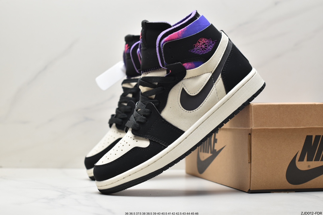 240 Nike Air Jordan 1 Zoom CMFT"Pink Glaze"AJ1乔丹一代中帮篮球鞋 DB3610-105