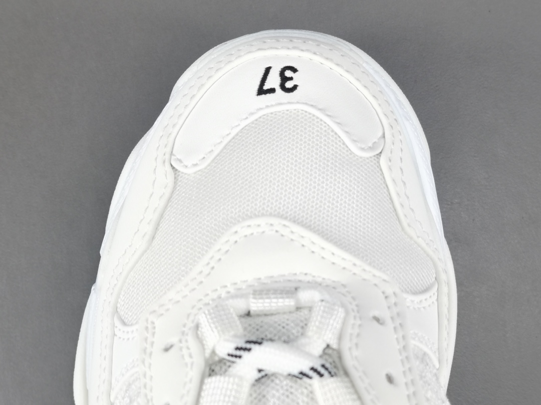 Ventaja del canal P, ¡apoya la apertura de tiendas! [Versión de comercio exterior: Balenciaga] Medias pantuflas blancas…
