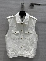 Louis Vuitton Clothing Coats & Jackets Jeans Shorts Waistcoat Buy First Copy Replica
 Cotton Denim Fall Collection Vintage