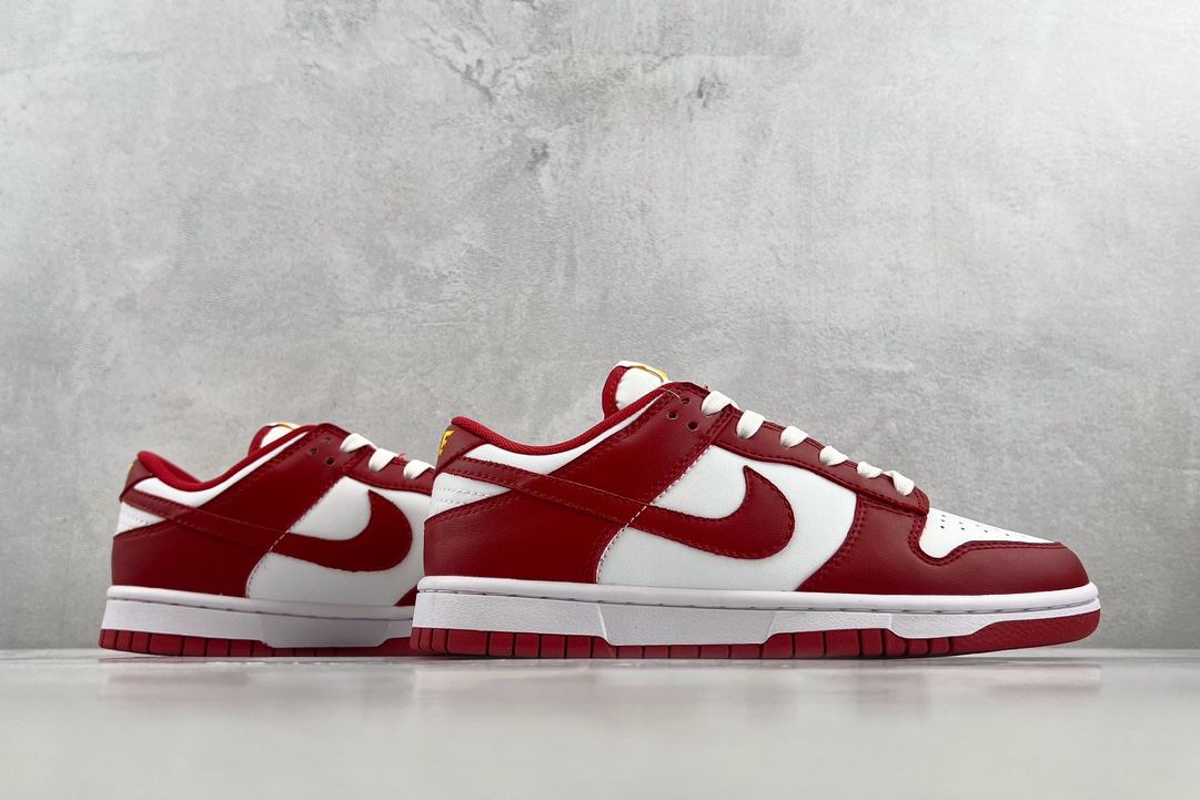 200 Nike Dunk Low Retro”Gym Red”白红 DD1391-602