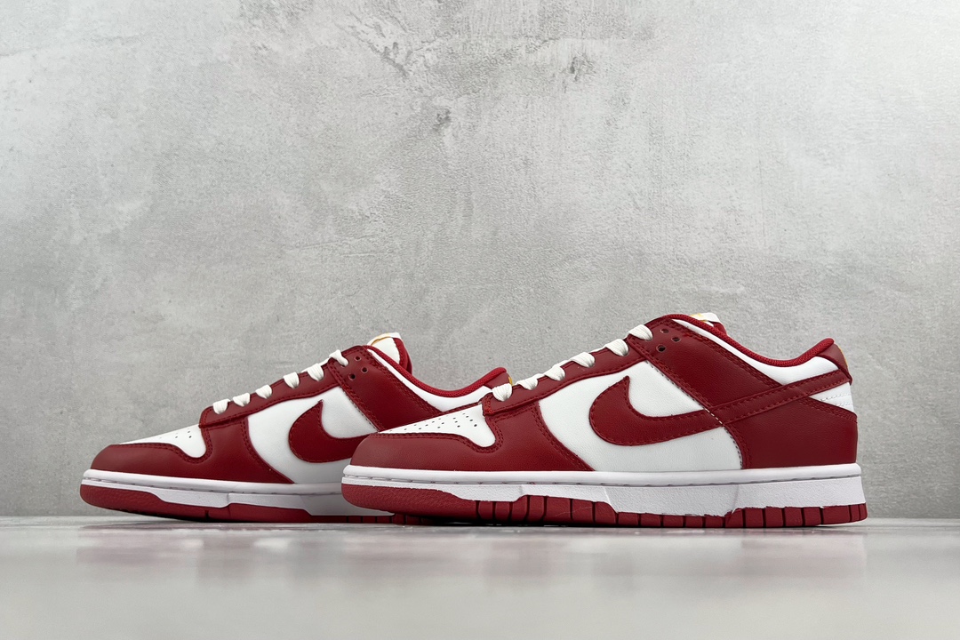 200 Nike Dunk Low Retro”Gym Red”白红 DD1391-602