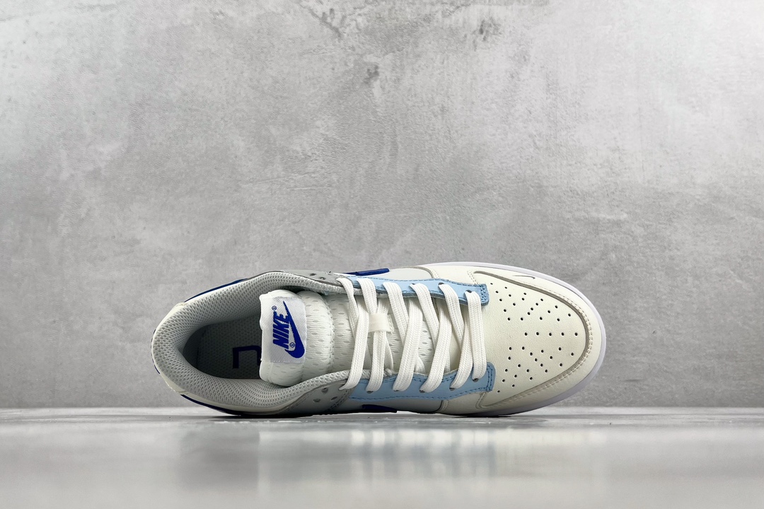 200 Nike Dunk Low lvory Hyper Royal GS 海盐蓝 FB1843-141