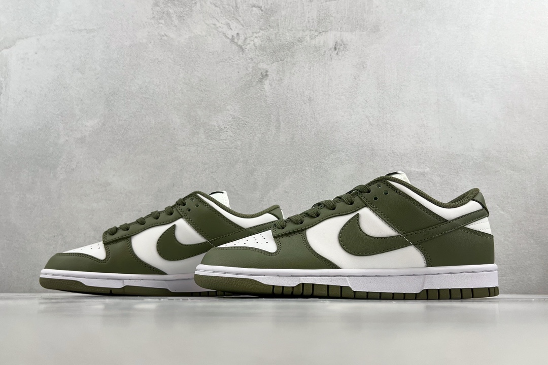 200 Nike Dunk Low ”Medium Olive”白橄榄绿 DD1503-120