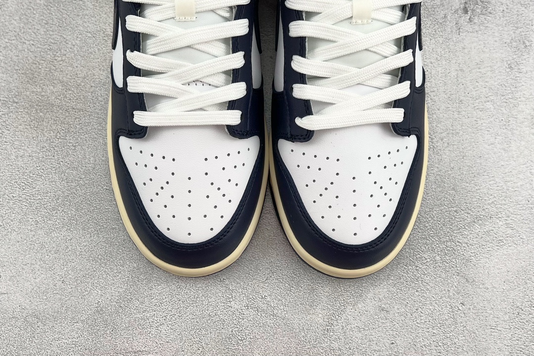200 Nike Dunk Low “Micinight Navy and White”海军蓝 DD1503-115