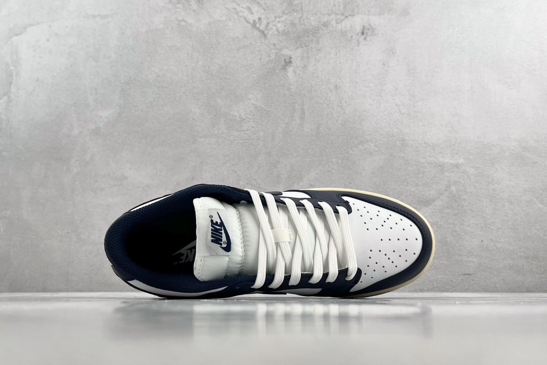 200 Nike Dunk Low “Micinight Navy and White”海军蓝 DD1503-115