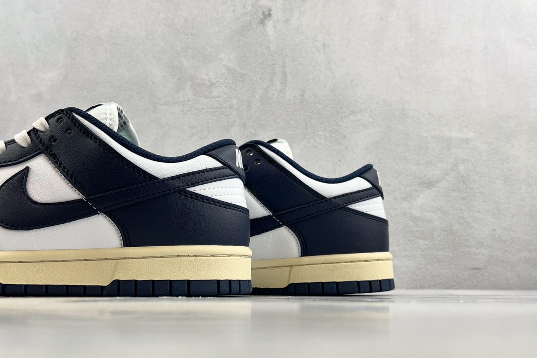 200 Nike Dunk Low “Micinight Navy and White”海军蓝 DD1503-115