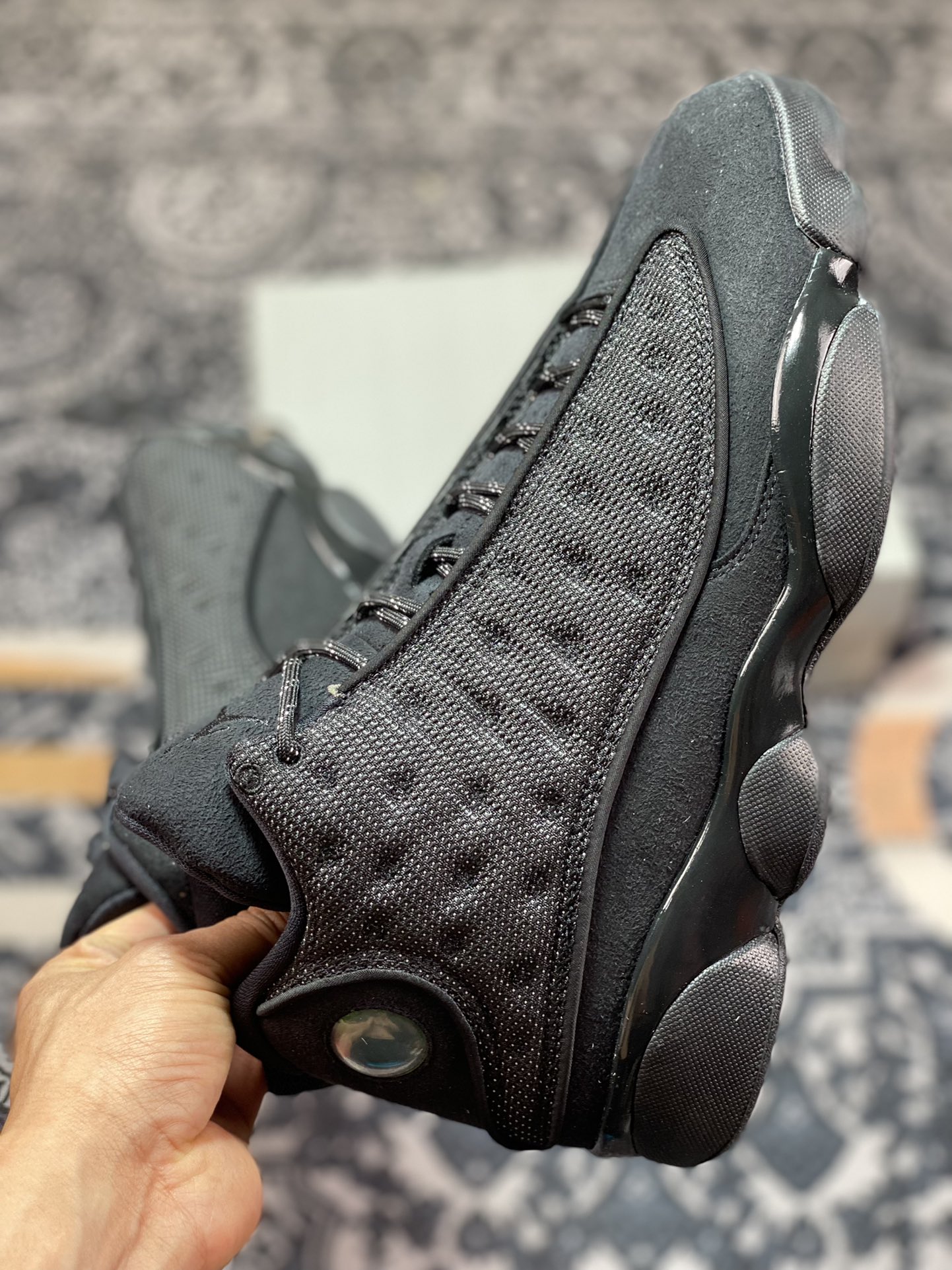 Air Jordan 13 XIII Retro ”Black Cat” Michael Jordan AJ13 Retro basketball shoes ”Black Cat 3M Reflective” 414571-011