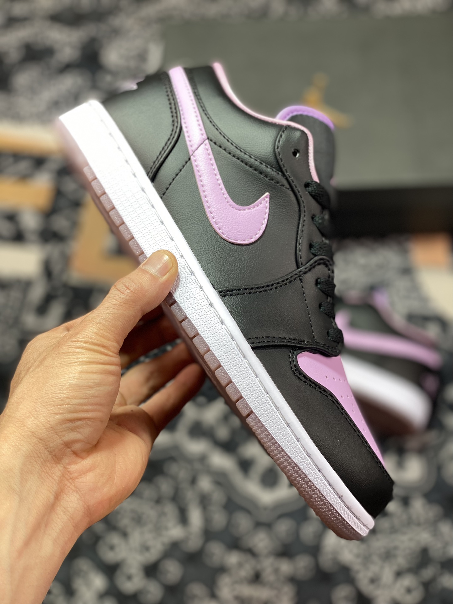 200 Air Jordan 1 Low 黑紫 DV1309-051