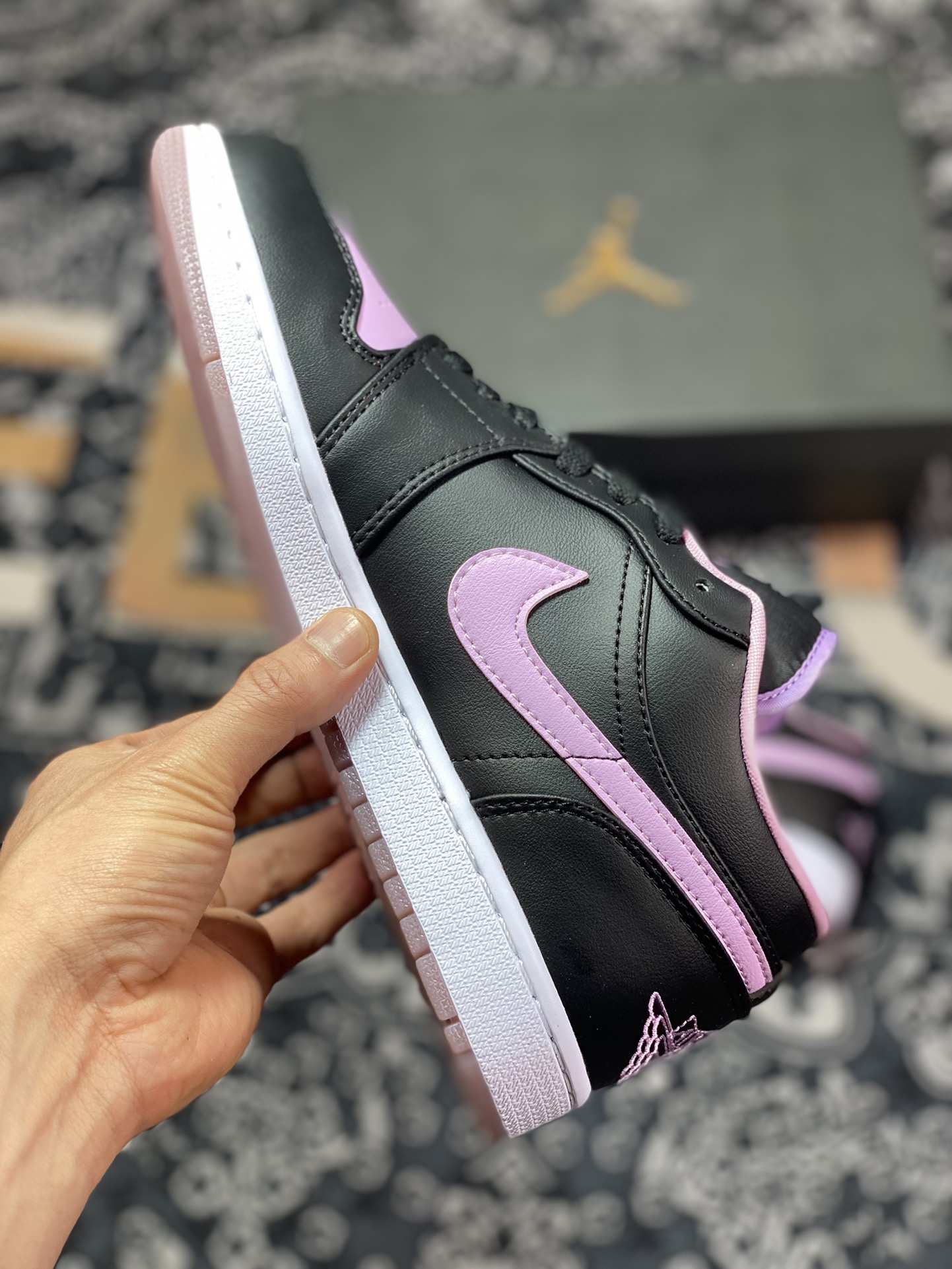 200 Air Jordan 1 Low 黑紫 DV1309-051