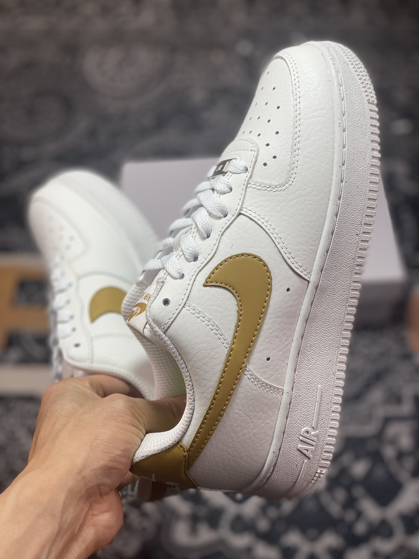 200 Nike Wmns Air Force 1’07 Low Next Nature"Bronzine"空军一号板鞋“皮革米白古铜棕钩子”DV3808-101