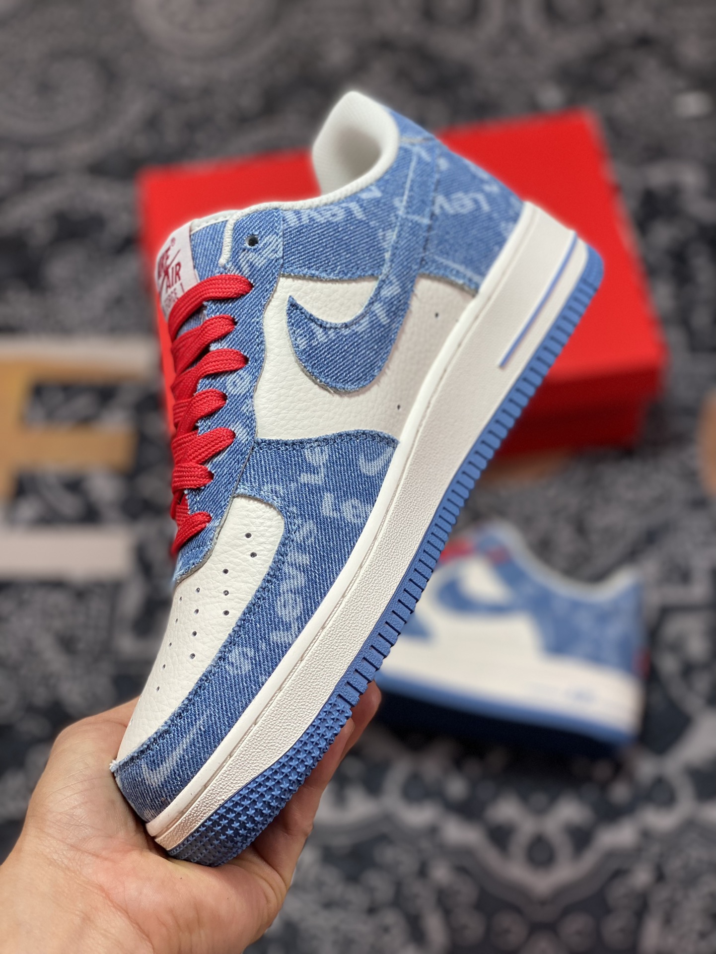 240 Levi's x Nike Air Force 1 07 Low"Exclusive Denim"空军一号板鞋 VT5698-568