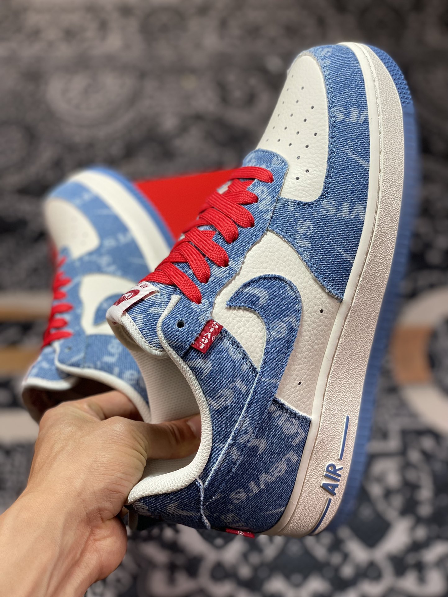 240 Levi's x Nike Air Force 1 07 Low"Exclusive Denim"空军一号板鞋 VT5698-568