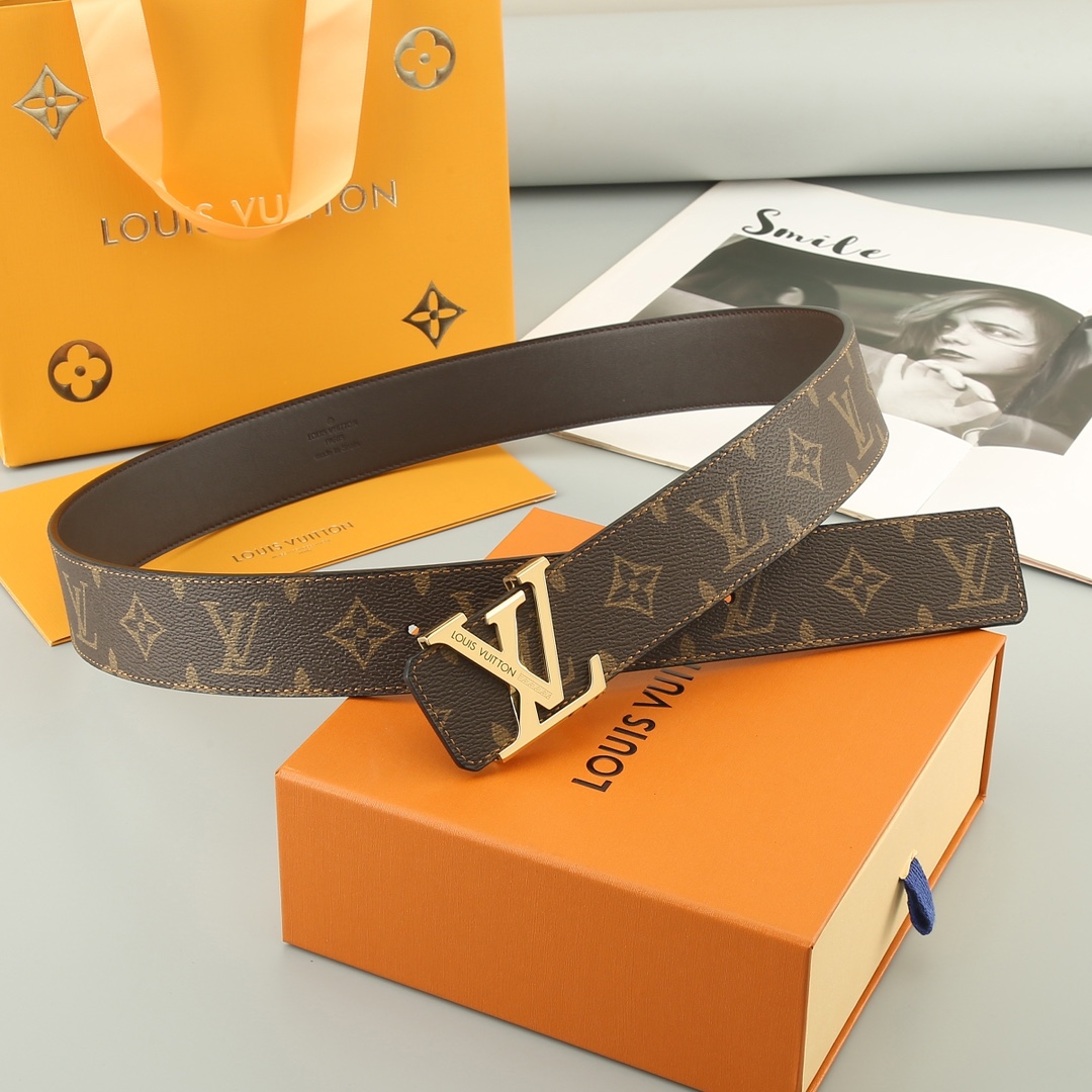 最新款最新版包装LV40毫米腰带全新