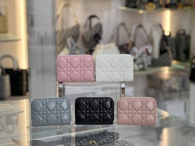 Dior Wallet Card pack Replica For Cheap
 Sheepskin Lady