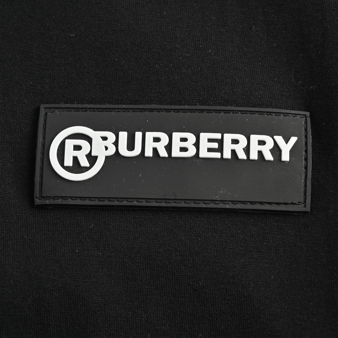 Burberry/巴宝莉 侧边格纹拼接短袖