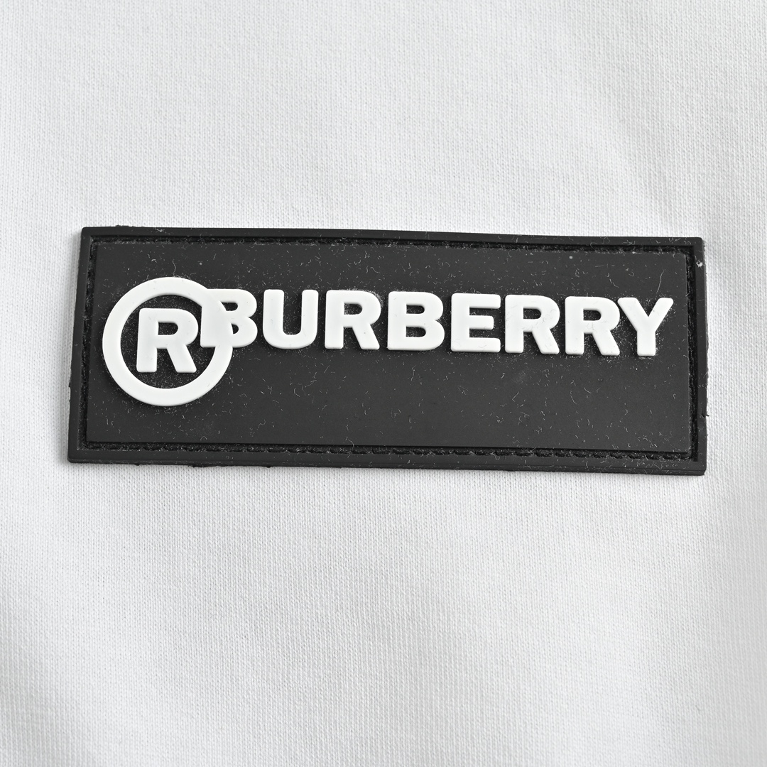 Burberry/巴宝莉 侧边格纹拼接短袖