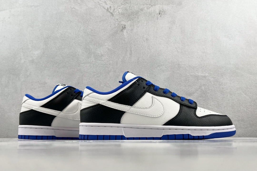 200 Nike Dunk Low黑白蓝 FD9064-110