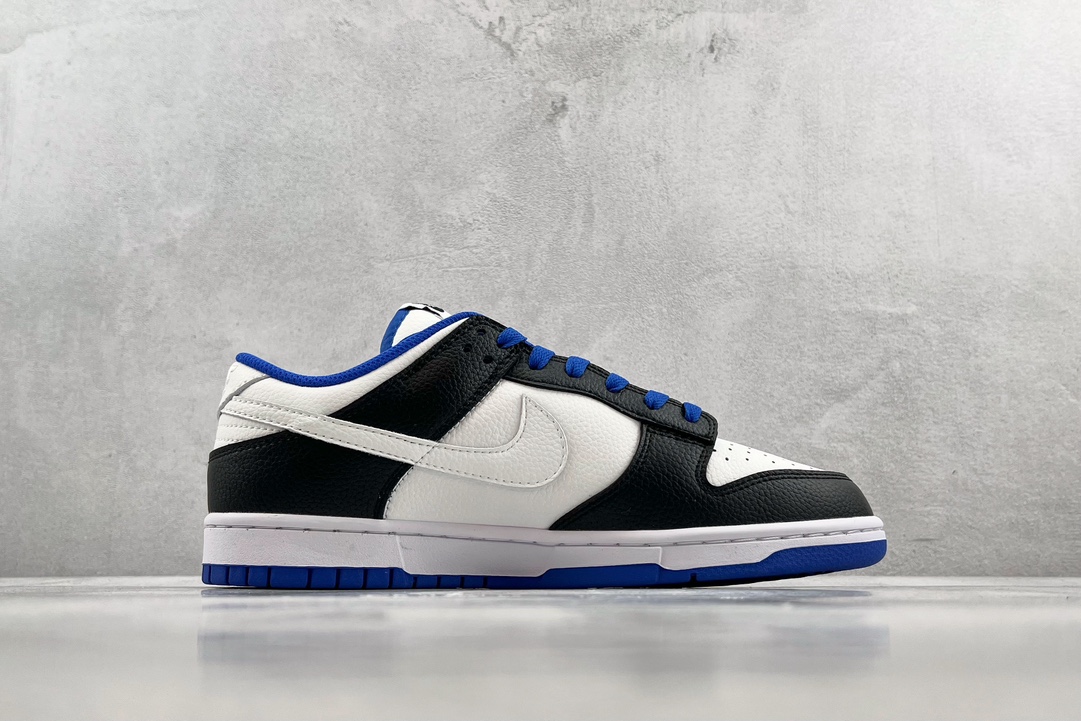 200 Nike Dunk Low黑白蓝 FD9064-110