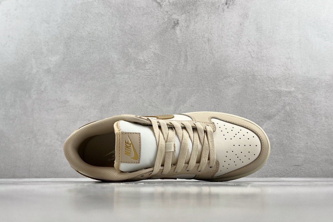 200 Nike Dunk Low '”Gold Swoosh”'奶茶色 DX5930-001