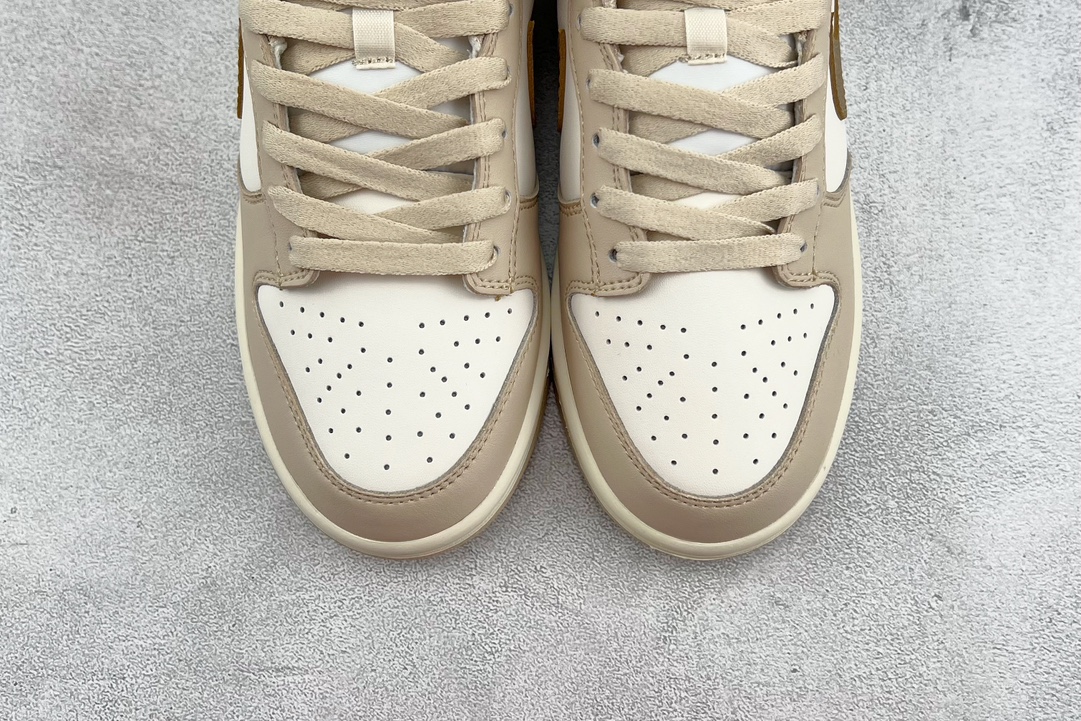 200 Nike Dunk Low '”Gold Swoosh”'奶茶色 DX5930-001
