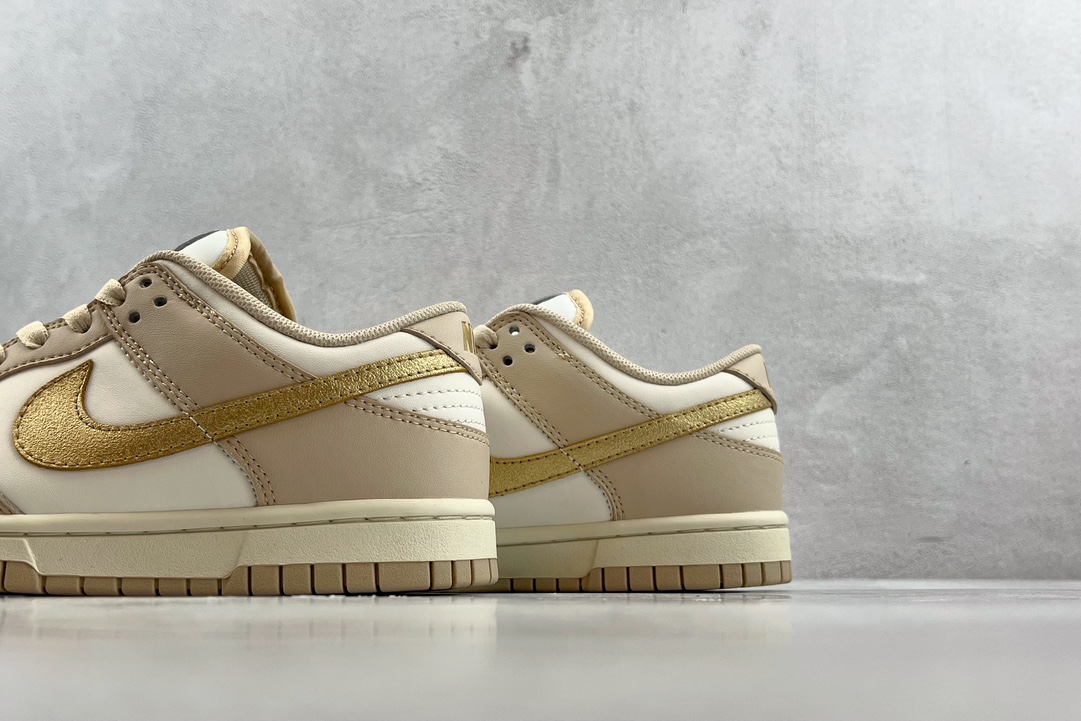 200 Nike Dunk Low '”Gold Swoosh”'奶茶色 DX5930-001