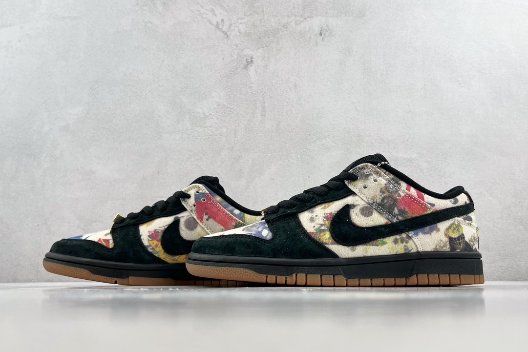 220 Supreme x Nike SB Dunk Low”Rammellzee” 联名 黑彩 FD8778-001