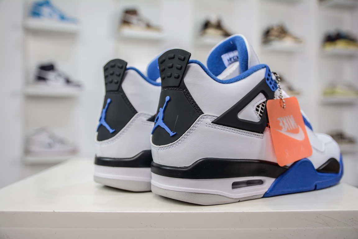 T PB version Air Jordan 4 Retro Racing Blue 308497-117