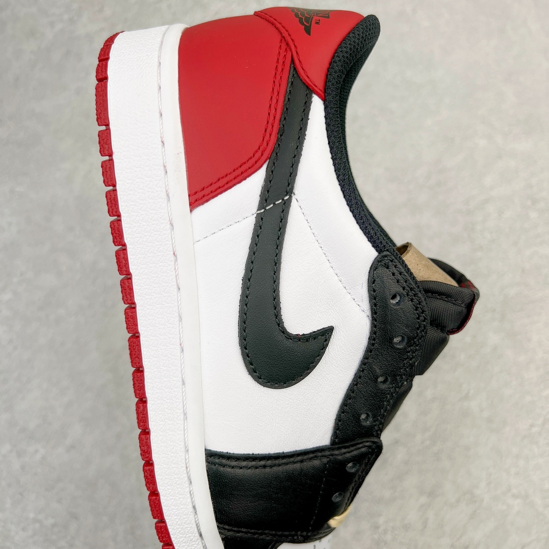 图片[6]-零售💰230 ＃Z版纯原福利‼Air Jordan AJ1 Low 低帮 黑脚趾 CZ0790-106 外贸特供 原楦原纸板开发 极致一眼正品既视感 原厂皮料 原厂拉帮工艺 全部采用原厂电脑车 针距 边距完全同步原鞋 特供皮料一致原鞋 鞋面清洁度最高QC检验标准 控制溢胶 飞翼3D高频深度立体 鞋盒、防尘纸  均采购来自原厂 Size：40 40.5 41 42 42.5 43 44 44.5 45 46 47.5 编码：by2936030-运动鞋