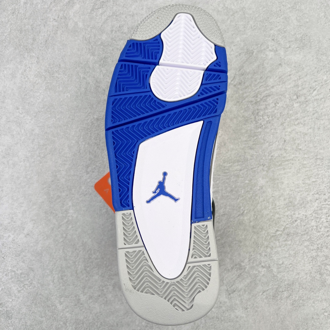 图片[9]-＃PB版 福利特价 Air Jordan AJ4 Retro 耗时半年巨作 全套原纸板楦头开发 调试30余版 确保原汁原味完美呈现四代版型 一比一鞋头弧度高度趴度鞋身弧度 此版本只针对中端市场 皮料材质有所更替 其他数据细节工艺流程均保持公司一致 细节品控鞋型随意秒杀市面3XX 4XX 原厂TPU网格鞋带扣 正确内里网布 菱角分明不变形无多余毛边 柔软性质感一致于原鞋 原厂织唛标 原厂飞人电绣工艺 独家绑鞋带手法 印刷中底布 四线拉帮 米色美纹纸贴合固定 进口港宝加持 后跟自然饱满 全鞋荧光划线卡点 追求极致完美 每一双都是工艺品 多重QC质检 超越公司货的品控标准 实实在在的免检产品 尺码：40 40.5 41 42 42.5 43 44 44.5 45 46 47.5-选品中心