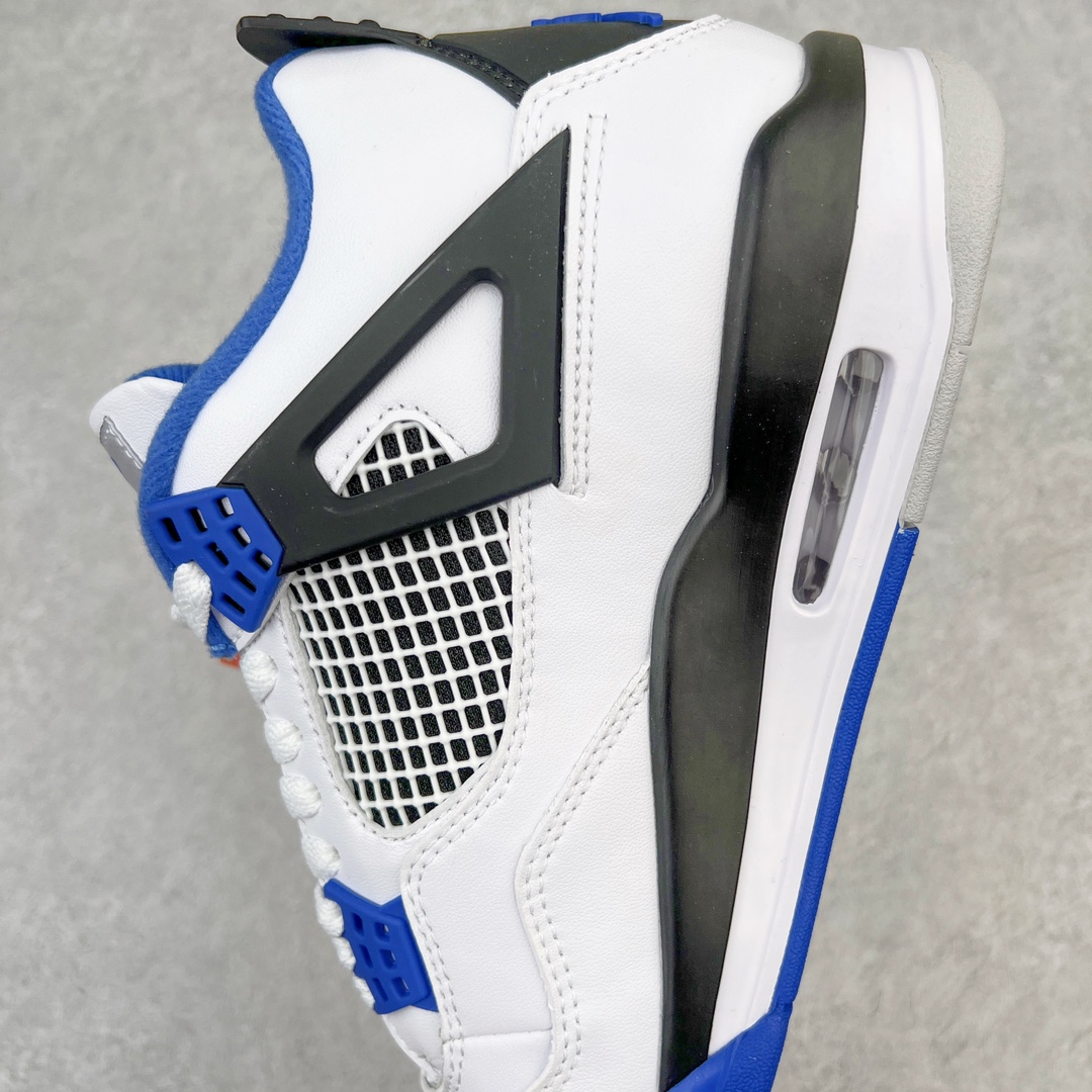 图片[7]-＃PB版 福利特价 Air Jordan AJ4 Retro 耗时半年巨作 全套原纸板楦头开发 调试30余版 确保原汁原味完美呈现四代版型 一比一鞋头弧度高度趴度鞋身弧度 此版本只针对中端市场 皮料材质有所更替 其他数据细节工艺流程均保持公司一致 细节品控鞋型随意秒杀市面3XX 4XX 原厂TPU网格鞋带扣 正确内里网布 菱角分明不变形无多余毛边 柔软性质感一致于原鞋 原厂织唛标 原厂飞人电绣工艺 独家绑鞋带手法 印刷中底布 四线拉帮 米色美纹纸贴合固定 进口港宝加持 后跟自然饱满 全鞋荧光划线卡点 追求极致完美 每一双都是工艺品 多重QC质检 超越公司货的品控标准 实实在在的免检产品 尺码：40 40.5 41 42 42.5 43 44 44.5 45 46 47.5-选品中心