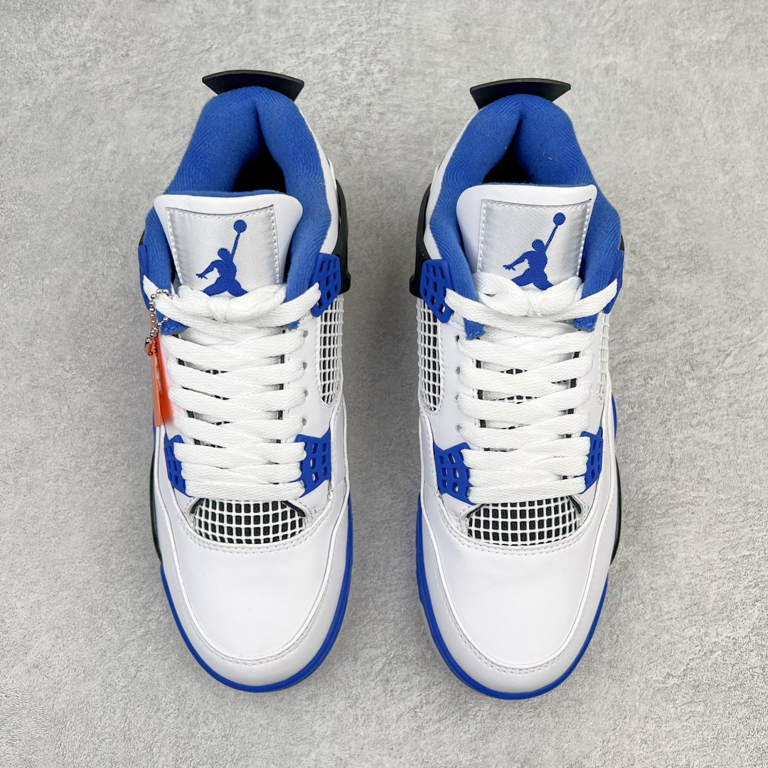 图片[2]-＃PB版 福利特价 Air Jordan AJ4 Retro 耗时半年巨作 全套原纸板楦头开发 调试30余版 确保原汁原味完美呈现四代版型 一比一鞋头弧度高度趴度鞋身弧度 此版本只针对中端市场 皮料材质有所更替 其他数据细节工艺流程均保持公司一致 细节品控鞋型随意秒杀市面3XX 4XX 原厂TPU网格鞋带扣 正确内里网布 菱角分明不变形无多余毛边 柔软性质感一致于原鞋 原厂织唛标 原厂飞人电绣工艺 独家绑鞋带手法 印刷中底布 四线拉帮 米色美纹纸贴合固定 进口港宝加持 后跟自然饱满 全鞋荧光划线卡点 追求极致完美 每一双都是工艺品 多重QC质检 超越公司货的品控标准 实实在在的免检产品 尺码：40 40.5 41 42 42.5 43 44 44.5 45 46 47.5-选品中心