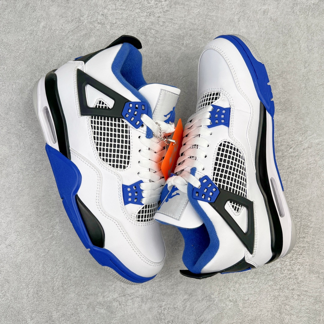 图片[3]-＃PB版 福利特价 Air Jordan AJ4 Retro 耗时半年巨作 全套原纸板楦头开发 调试30余版 确保原汁原味完美呈现四代版型 一比一鞋头弧度高度趴度鞋身弧度 此版本只针对中端市场 皮料材质有所更替 其他数据细节工艺流程均保持公司一致 细节品控鞋型随意秒杀市面3XX 4XX 原厂TPU网格鞋带扣 正确内里网布 菱角分明不变形无多余毛边 柔软性质感一致于原鞋 原厂织唛标 原厂飞人电绣工艺 独家绑鞋带手法 印刷中底布 四线拉帮 米色美纹纸贴合固定 进口港宝加持 后跟自然饱满 全鞋荧光划线卡点 追求极致完美 每一双都是工艺品 多重QC质检 超越公司货的品控标准 实实在在的免检产品 尺码：40 40.5 41 42 42.5 43 44 44.5 45 46 47.5-选品中心