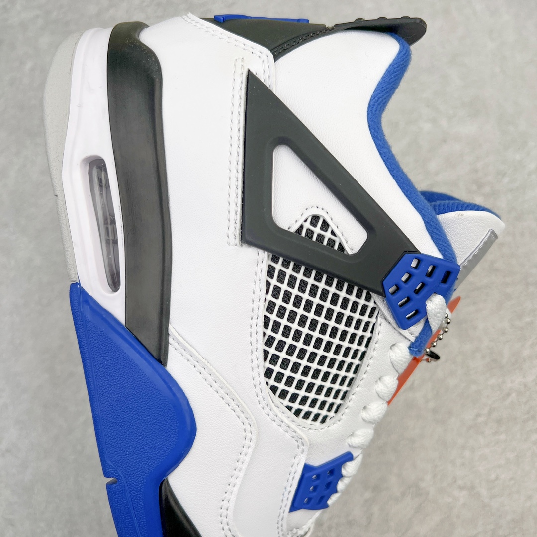 图片[6]-＃PB版 福利特价 Air Jordan AJ4 Retro 耗时半年巨作 全套原纸板楦头开发 调试30余版 确保原汁原味完美呈现四代版型 一比一鞋头弧度高度趴度鞋身弧度 此版本只针对中端市场 皮料材质有所更替 其他数据细节工艺流程均保持公司一致 细节品控鞋型随意秒杀市面3XX 4XX 原厂TPU网格鞋带扣 正确内里网布 菱角分明不变形无多余毛边 柔软性质感一致于原鞋 原厂织唛标 原厂飞人电绣工艺 独家绑鞋带手法 印刷中底布 四线拉帮 米色美纹纸贴合固定 进口港宝加持 后跟自然饱满 全鞋荧光划线卡点 追求极致完美 每一双都是工艺品 多重QC质检 超越公司货的品控标准 实实在在的免检产品 尺码：40 40.5 41 42 42.5 43 44 44.5 45 46 47.5-选品中心