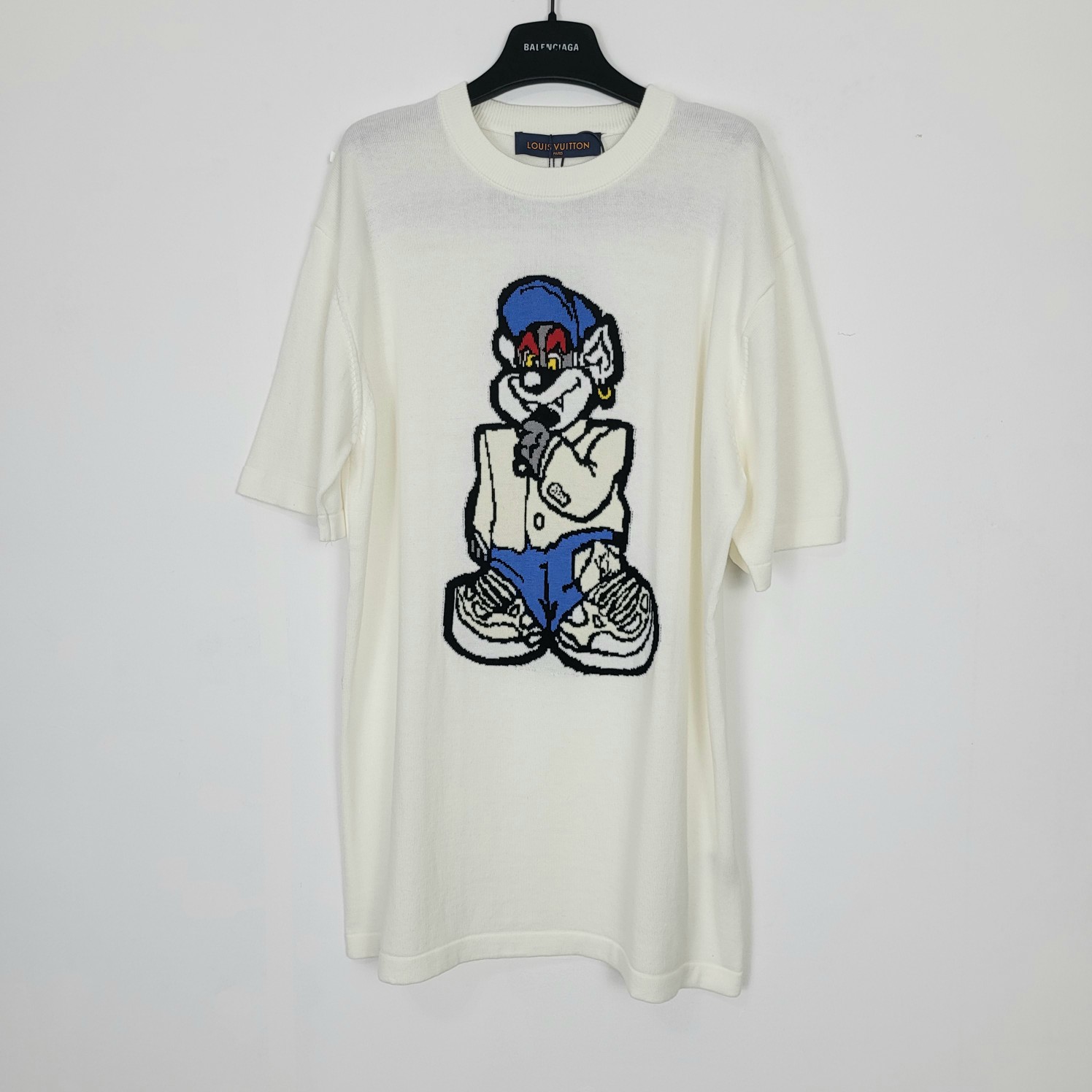 루이비통 프린트 코튼 니트 774 Louis Vuitton T Shirt