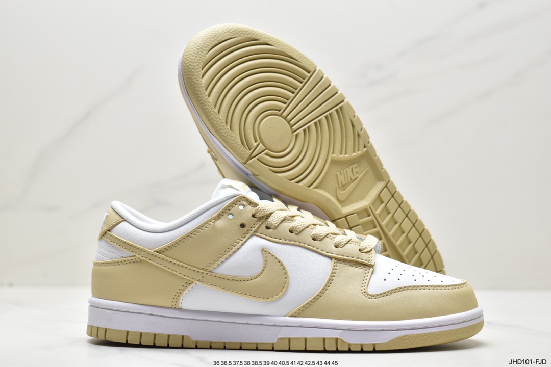 190 耐克Nike Dunk Low “Team Gold” 白浅棕 DV0833-100