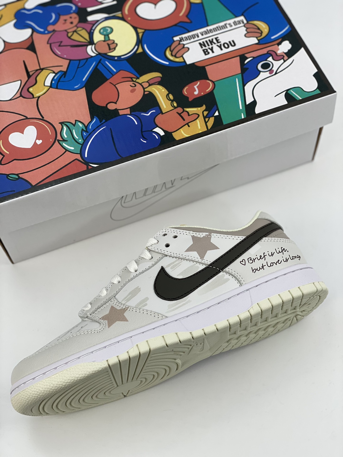 210 Nike Dunk Low 米白星星 DD8052-116