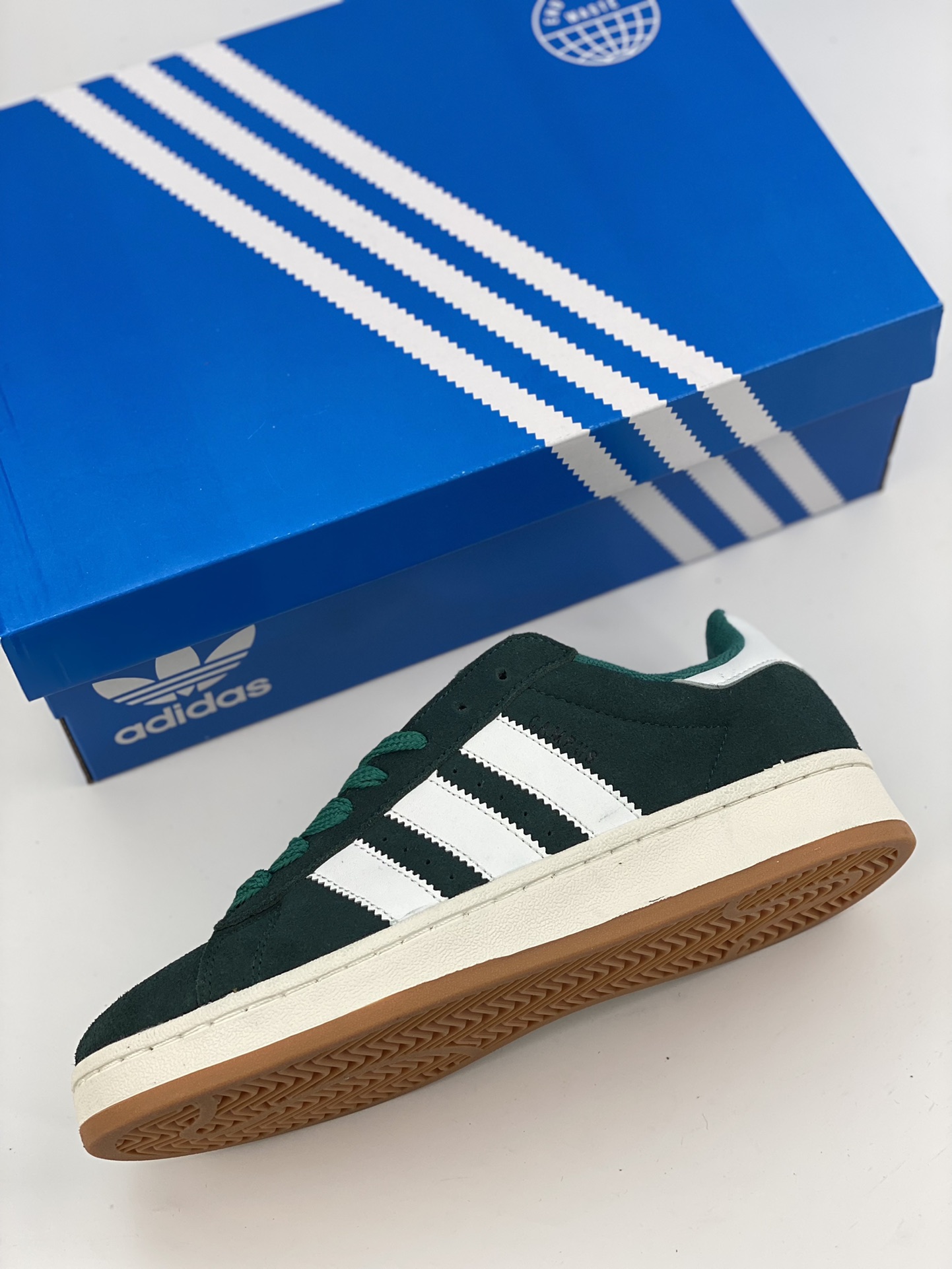 Adidas Campus 00s Dark Green Retro Trend Casual Shoes HR1467