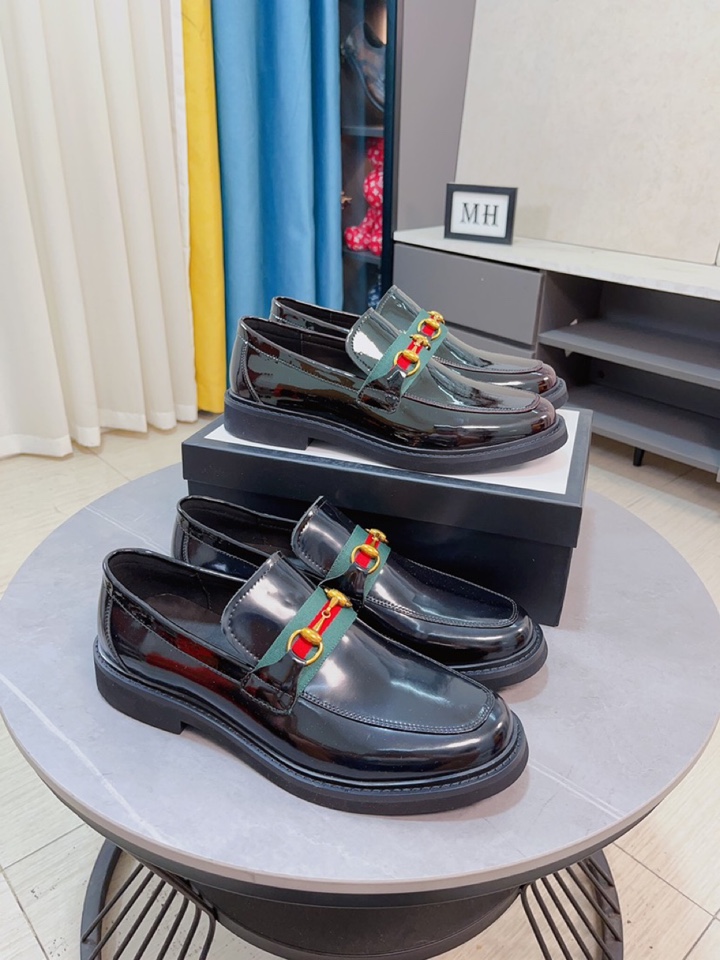 Ex-factory price [Gucci] Formal men's leather shoes [strong][strong][strong] New model coming ~ orig