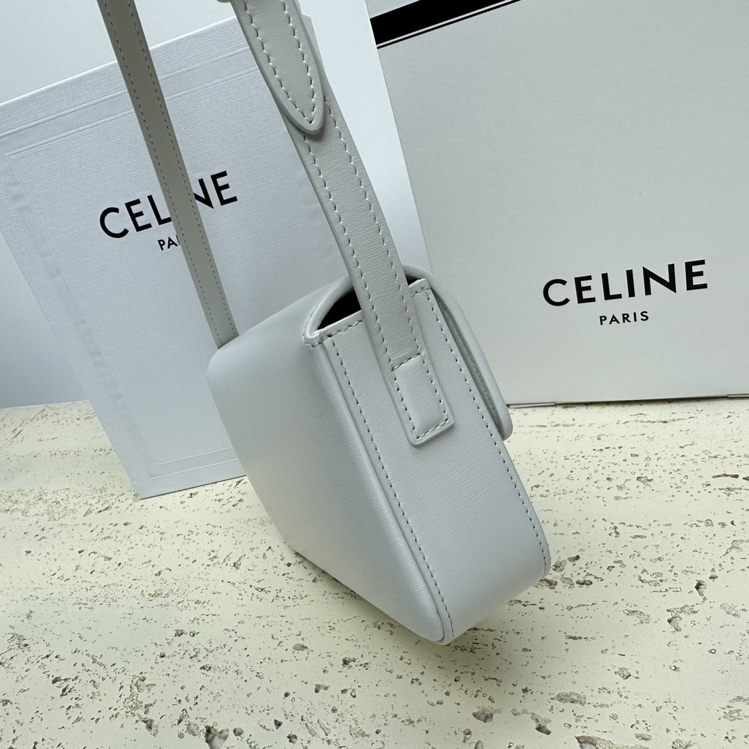 Original leather 🔥Arch de Triomphe underarm bag is elegant, gentle and elegant ~ The rectangular outline is full of retro feel 💛 Whatever you wear with this bag, it has a high-end style ~ Full steel metal texture lock buckle inner flat pocket adjustable leather shoulder Model 194143 Size 20x10x4cm photo 8
