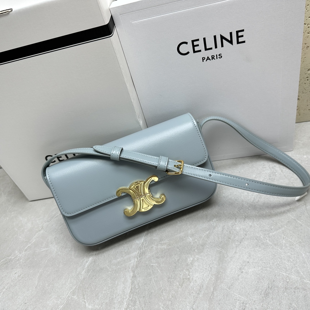 Original leather 🔥Arch de Triomphe underarm bag is elegant, gentle and elegant ~ The rectangular outline is full of retro feel 💛 Whatever you wear with this bag, it has a high-end style ~ Full steel metal texture lock buckle inner flat pocket adjustable leather shoulder Model 194143 Size 20x10x4cm