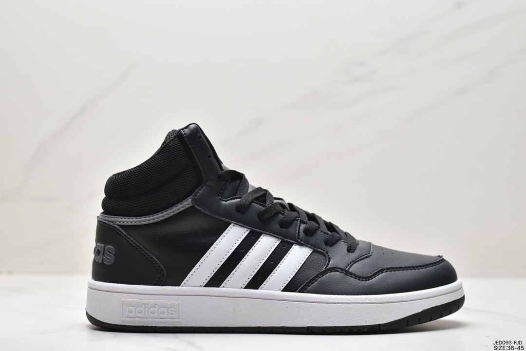 adidas HOOPS 3.0 all-match single item tennis sports casual high-top sneakers GF3020