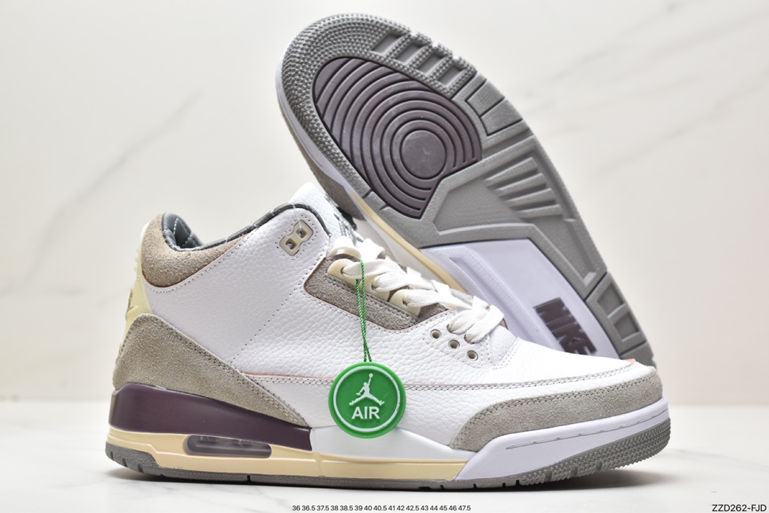 250 耐克Nike Air Jordan 3 RetroDesert Cement"迈克尔·乔丹AJ3代中帮篮球鞋 DH3434-110