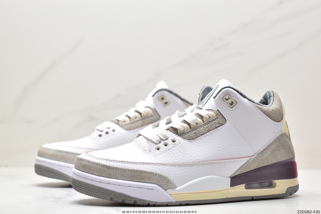 250 耐克Nike Air Jordan 3 RetroDesert Cement"迈克尔·乔丹AJ3代中帮篮球鞋 DH3434-110