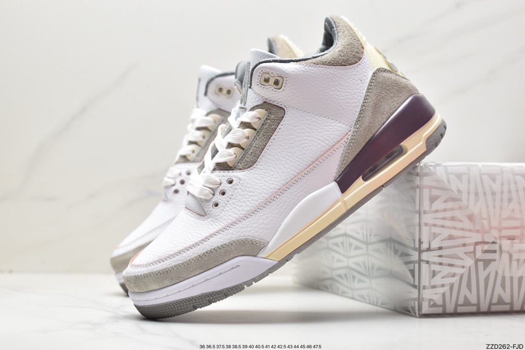 250 耐克Nike Air Jordan 3 RetroDesert Cement"迈克尔·乔丹AJ3代中帮篮球鞋 DH3434-110