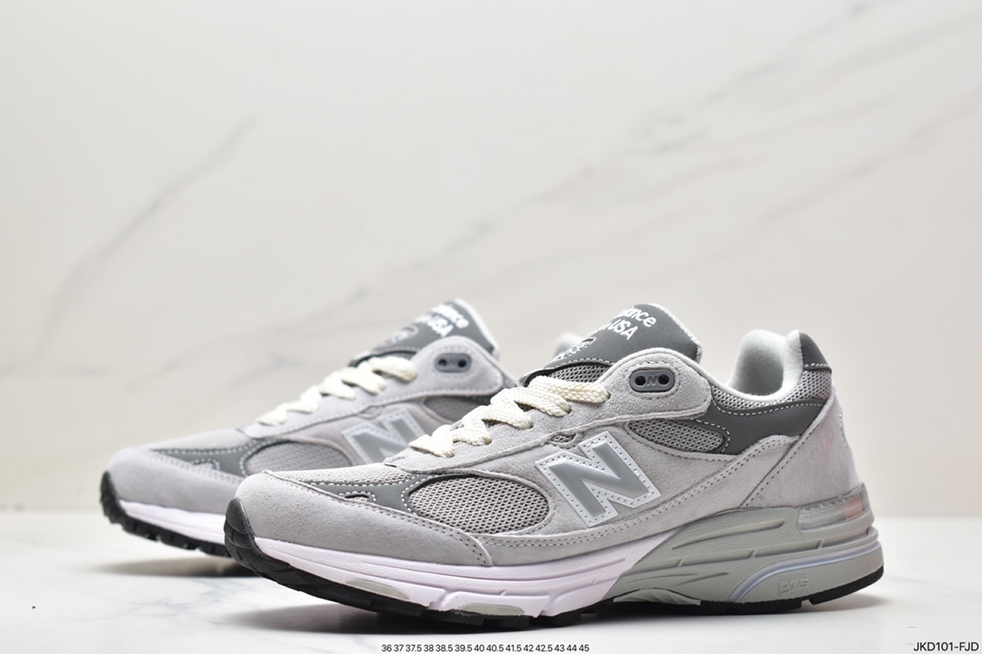 160 联名纽约时装品牌Aimé Leon Dore x NB新百伦New Balance Made in USA MR993系列美产跑步鞋“棕绿黑”MR993GL