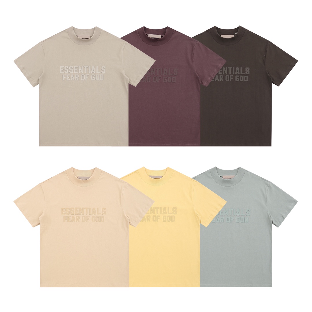 ESSENTIALS FEAR OF GOD
新品双排字母 新色短袖 现货
款号：2309# ...