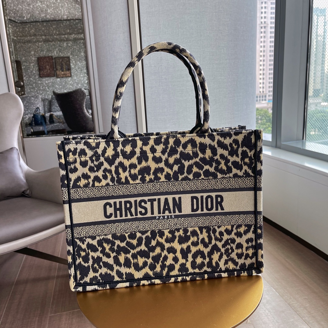 2023 Replica Wholesale Cheap Sales Online
 Dior Book Tote Handbags Tote Bags Leopard Print